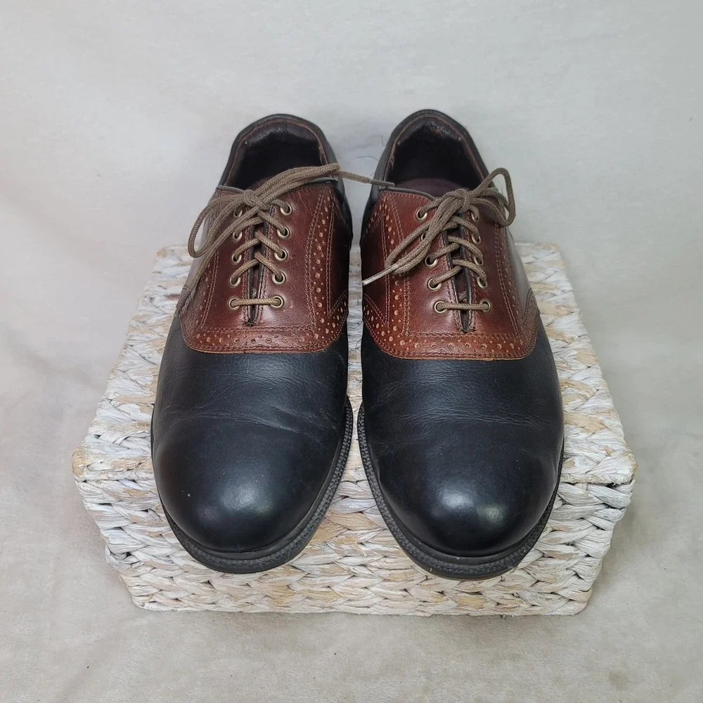 Jack Nicklaus Signature Golf by Allen Edmonds Saddle Shoes Mens 9.5 Heritage